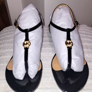 Michael Kors Patent leather strap sandals
